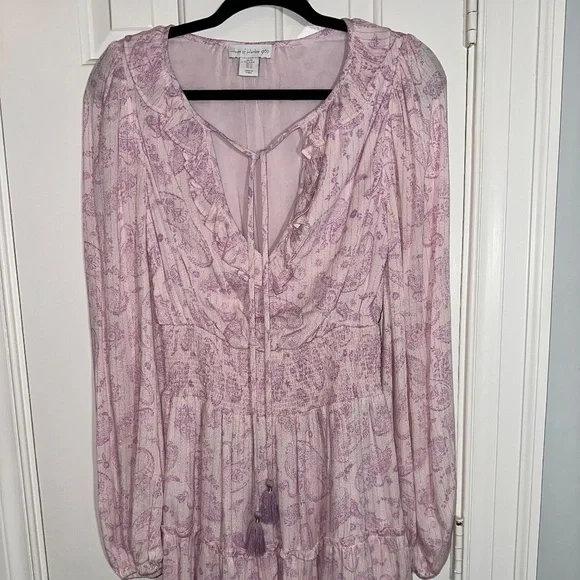 House of Harlow 1960 Pink Paisley Dress - Picture 2 of 5